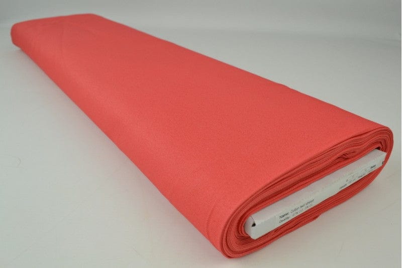 Garn & Metervarer Twill KORAL TWILL STOF MED STRÆK AF BOMULD