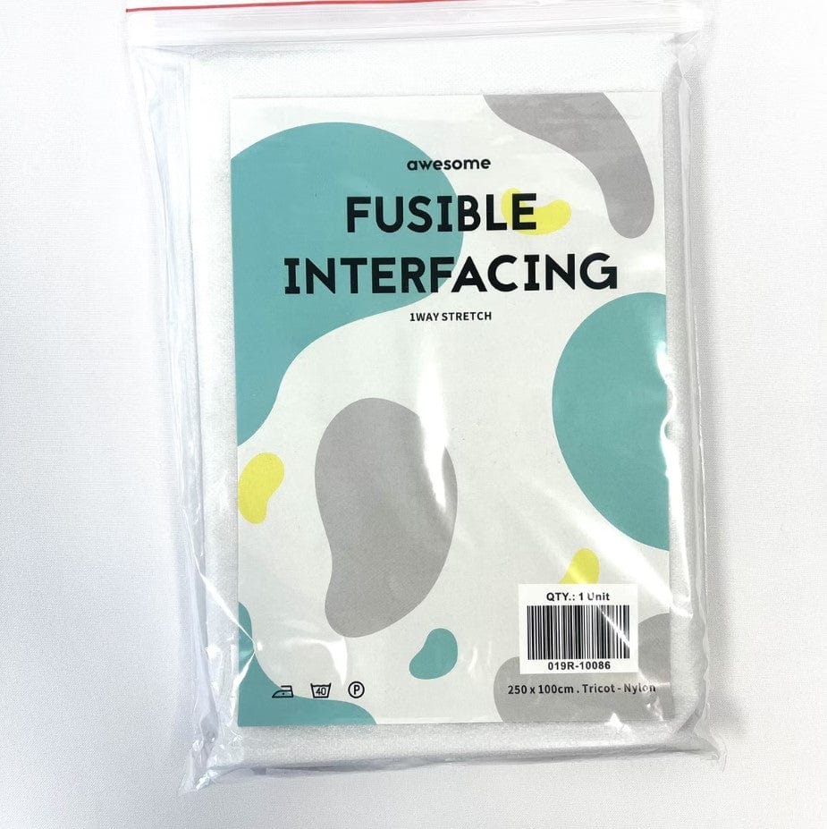 Garn & Metervarer Vlieseline 10 STK. VLIESELINE SORT OG HVID 2,5 X 1 M.