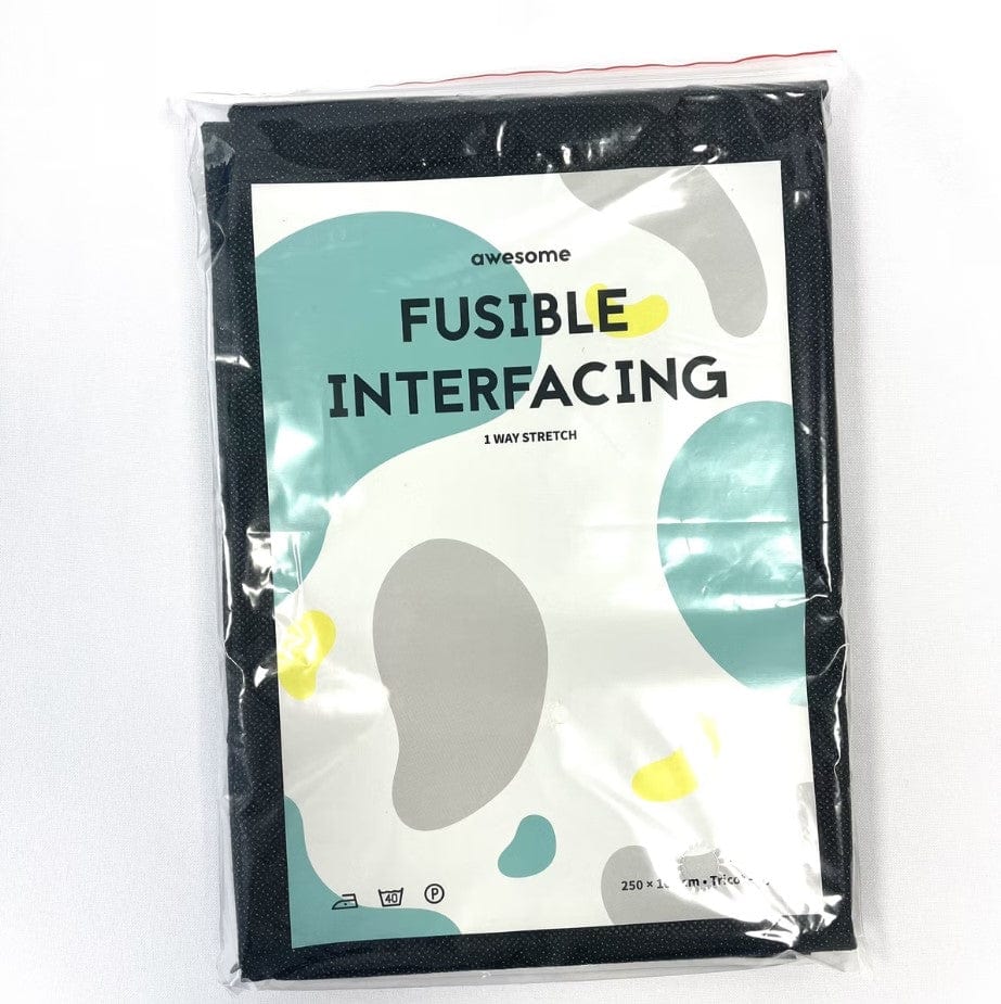 Garn & Metervarer Vlieseline VLIESELINE SORT 2,5 X 1 M.