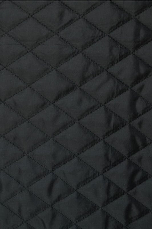 Garn & Metervarer WT Quiltet Lining SORT FASTVÆVET QUILT FOER/YDERSTOF 2-LAG