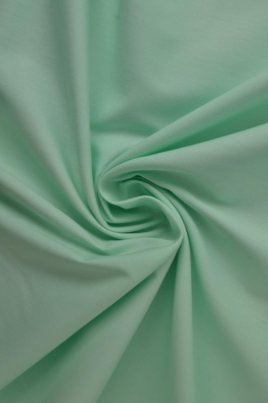 LYS MINT BOMULDSPOPLIN