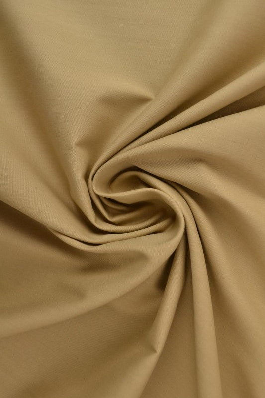VINTAGE BEIGE BOMULDSPOPLIN