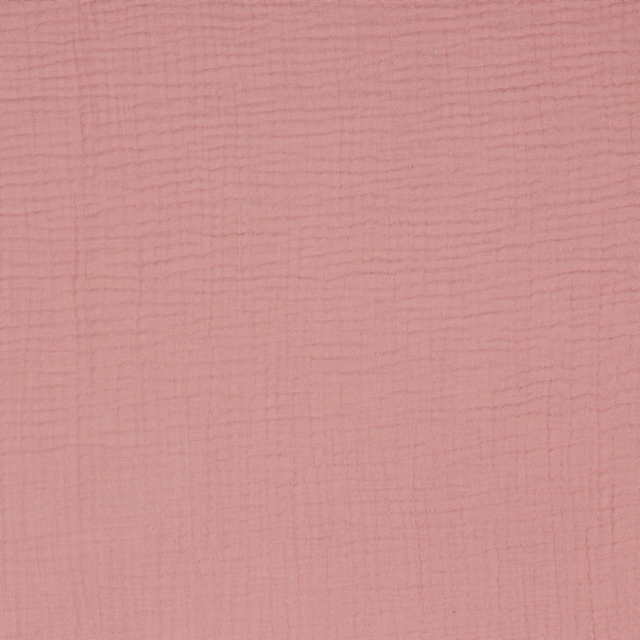 STØVET ROSA TRIPLE GAUZE ØKOLOGISK MUSSELIN – BLØD & ÅNDBAR