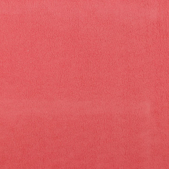 HINDBÆRFARVET SHERPA BOMULDFLEECE – 90% BOMULD & OEKO-TEX