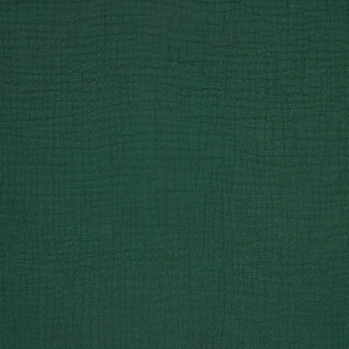 SMARAGDGRØN TRIPLE GAUZE ØKOLOGISK MUSSELIN – BLØD & ÅNDBAR