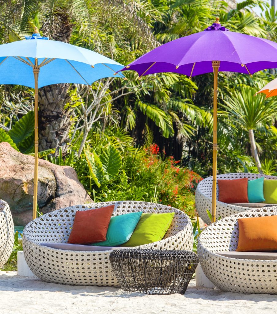 OCEANBLÅ KANARIA UDENDØRS MØBELSTOF – VAND- & UV-RESISTENT