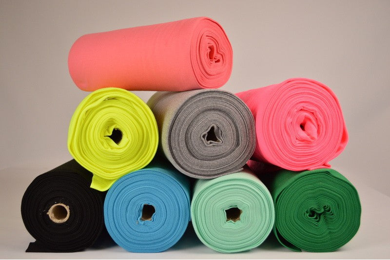 KORAL PINK RIB MED STRÆK – BOMULDSRIB & OEKO-TEX