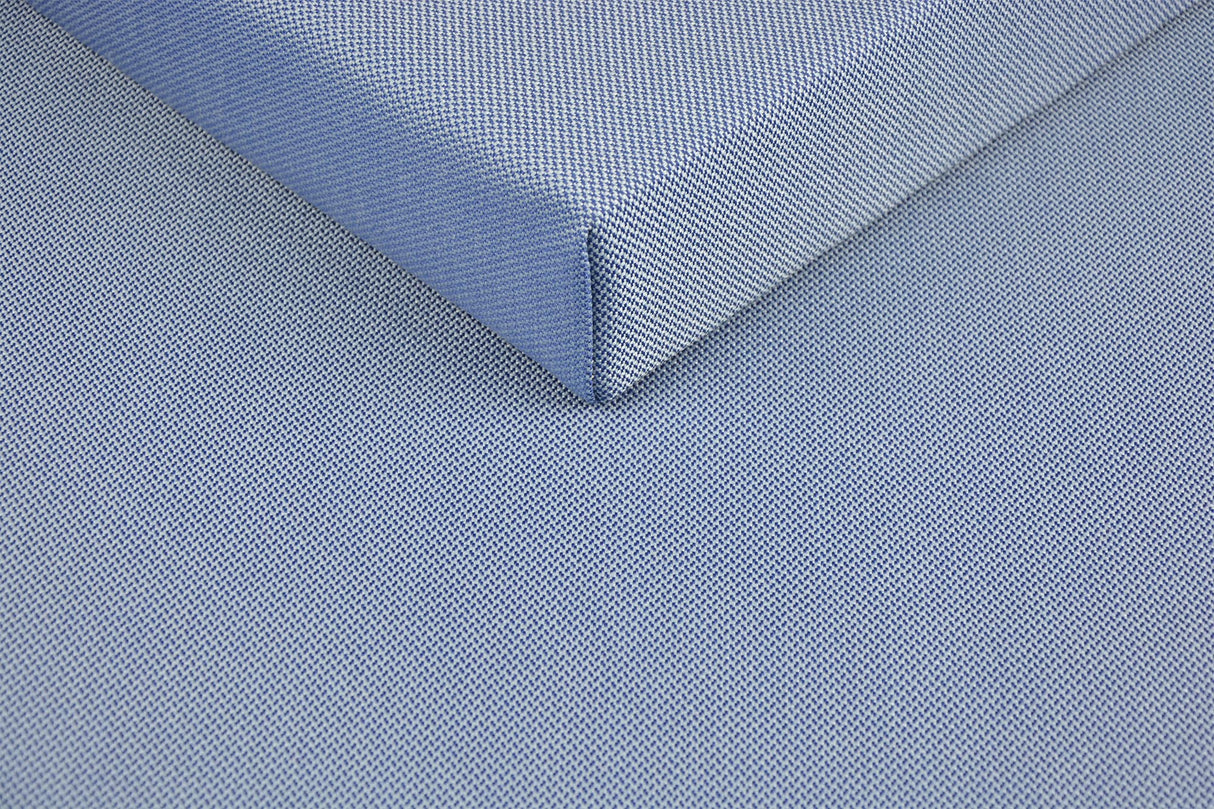 STÅLBLÅ KORSYKA UDENDØRS MØBELSTOF – VAND- & VEJRRESISTENT