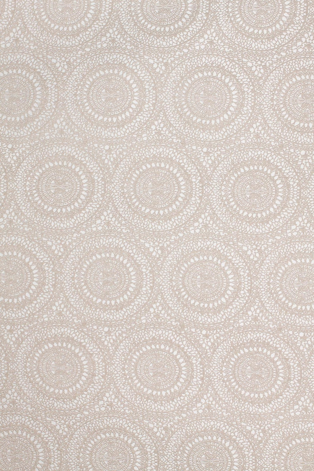 VARM GRÅBEIGE BLONDEJACQUARD LILLY JACQUARD MØBELSTOF – BLONDEMØNSTER