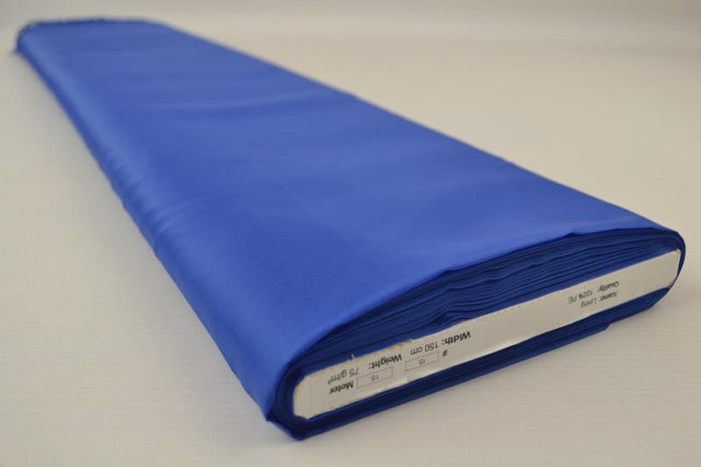 BLÅ POLYESTER FOER – GLAT, LET & LET GLANS