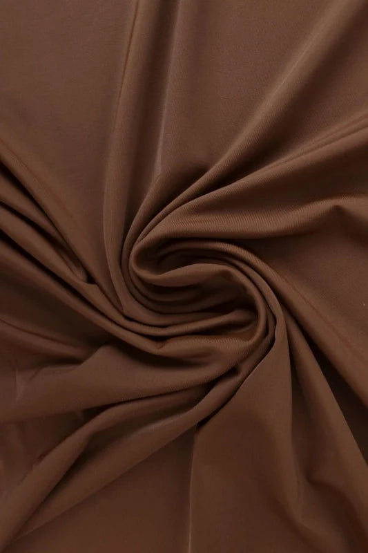 BRUN LYCRA – 4-VEJS STRÆK & HURTIGTØRRENDE