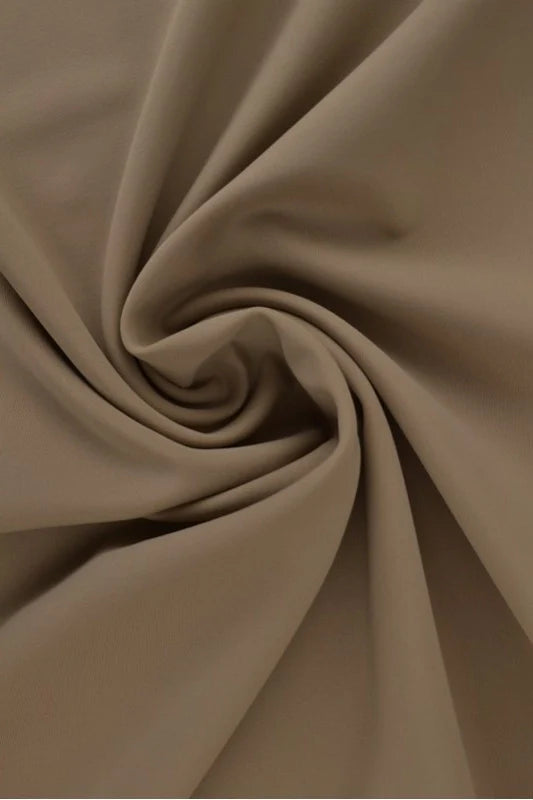 TAUPE LYCRA – 4-VEJS STRÆK & HURTIGTØRRENDE
