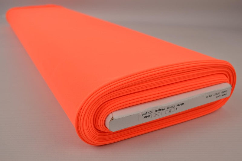 NEON ORANGE LYCRA – 4-VEJS STRÆK & HURTIGTØRRENDE
