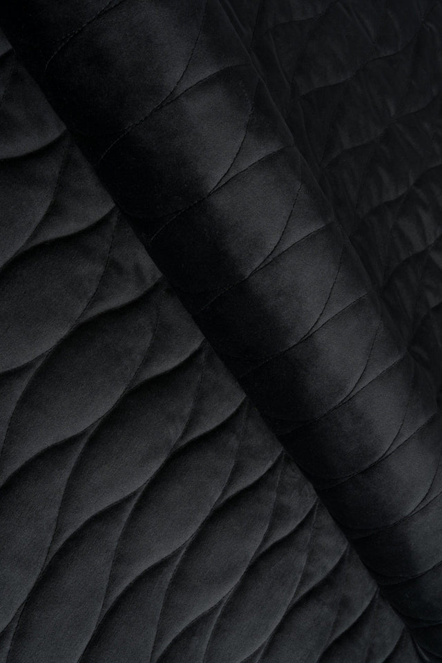 MAT NATSORT MAGIC VELVET 3D – QUILTET VELOUR MED BØLGEMØNSTER