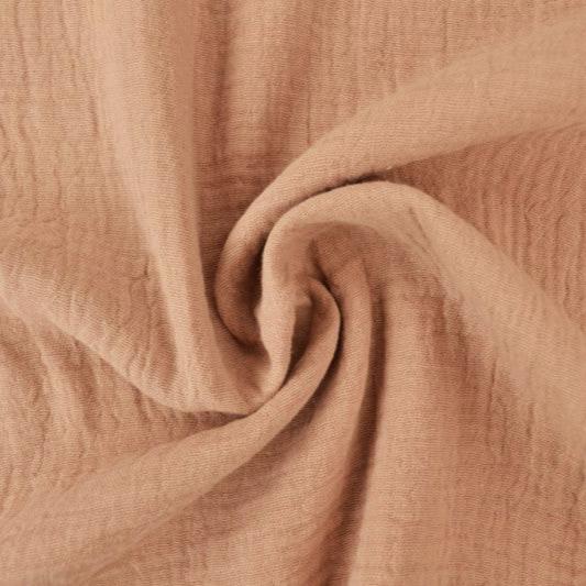 VINTAGE ROSA DOUBLE GAUZE MUSSELIN – BLØD & ÅNDBAR