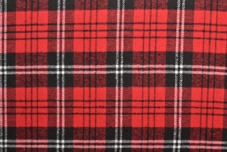 RÖD, SVART OCH VITT FLANNELLMÖRK