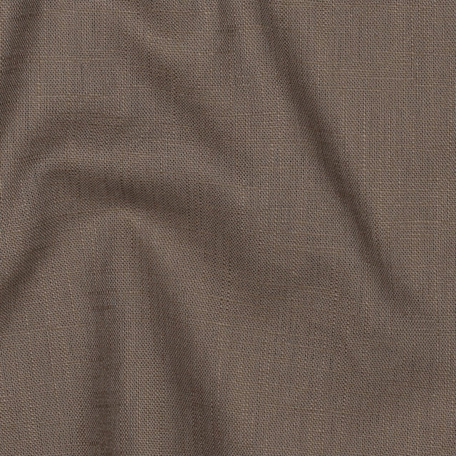 Vasket hør i taupe – 87 % hør, 13 % bomuld, 230 g/m²