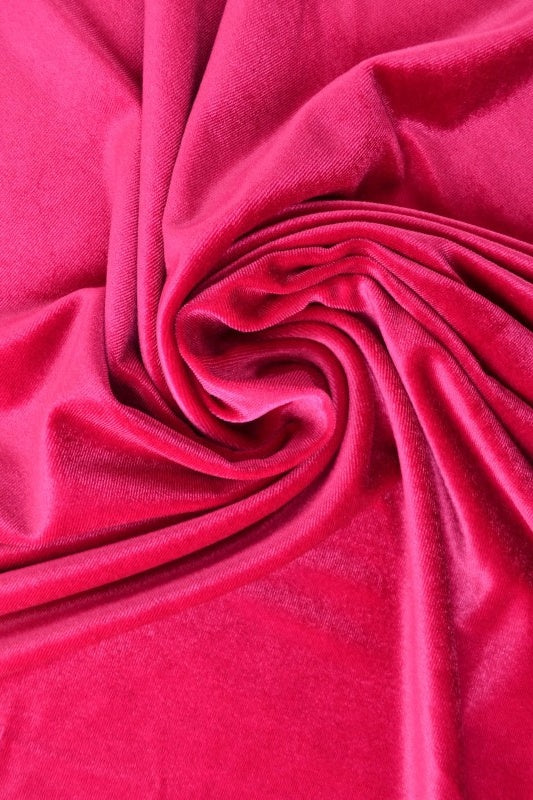 PINK VELOUR MED STRÆK