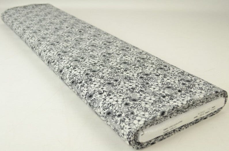 G&M Bomuldspoplin HVID BOMULDSPOPLIN M. TÆT BLOMSTERPRINT