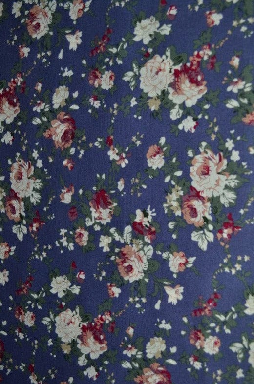 G&M Bomuldspoplin NAVY BOMULDSPOPLIN M. ROSER