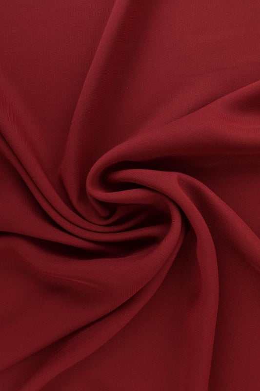 Ensfarvet chiffon