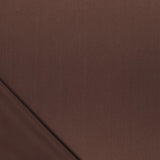 BRUN SILKESTOF I SATINVÆVNING MED STRÆK