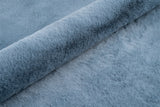 BLÅ BUNNY MØBELSTOF – IMITERET PELS