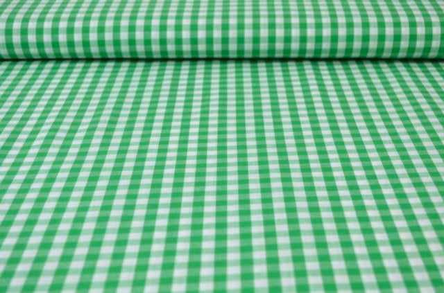 LYSEGRØN 6,5 MM GINGHAM TERN – OEKO-TEX BOMULD, LET & ÅNDBAR