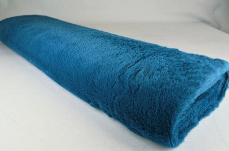 PETROLEUMSBLÅ BLØD PLYS – 10 MM LUV & ENVEJS STRÆK