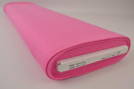 PINK VISKOSE JERSEY – BLØD, ÅNDBAR & STRÆKBAR