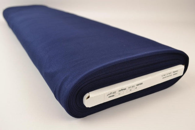 MØRK NAVY VISKOSE JERSEY – BLØD, ÅNDBAR & STRÆKBAR