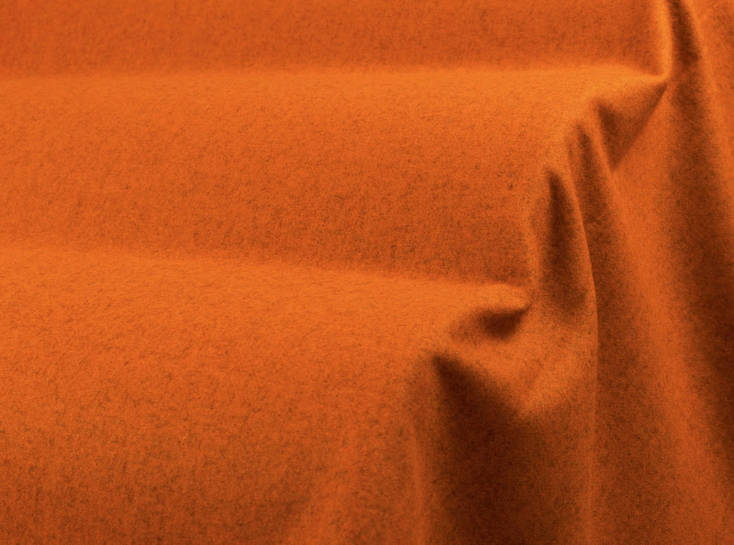 WOOLY UPHOLSTERY - ORANGE MELANGE