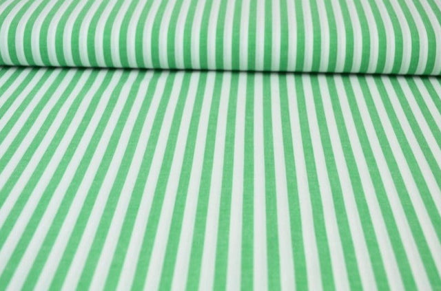 LYSEGRØN 6,5 MM GINGHAM STRIBER – OEKO-TEX BOMULD, LET & ÅNDBAR
