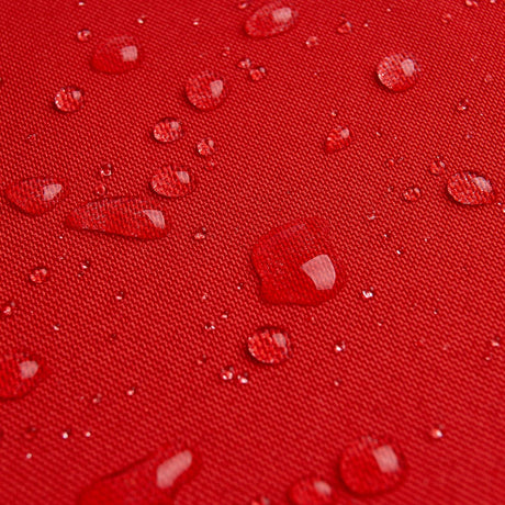 RØD UV BEHANDLET VANDTÆT STOF TIL BEKLÆDNING