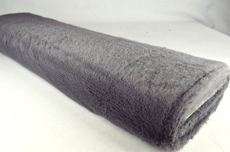 MØRKEGRÅ BLØD PLYS – 10 MM LUV & ENVEJS STRÆK