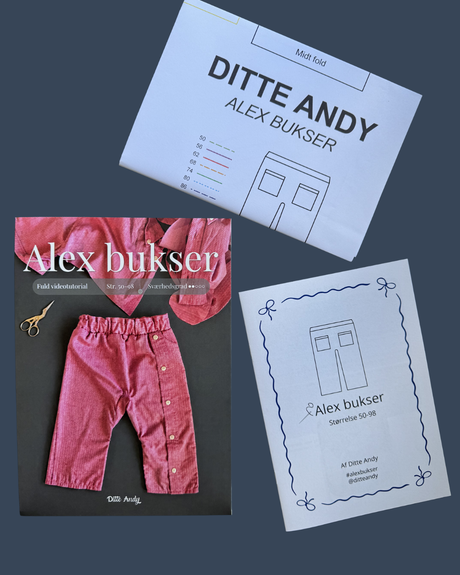 ALEX BUKSER SYMØNSTER BØRN (PDF) – DESIGNET AF DITTE ANDY (STR. 50-98)