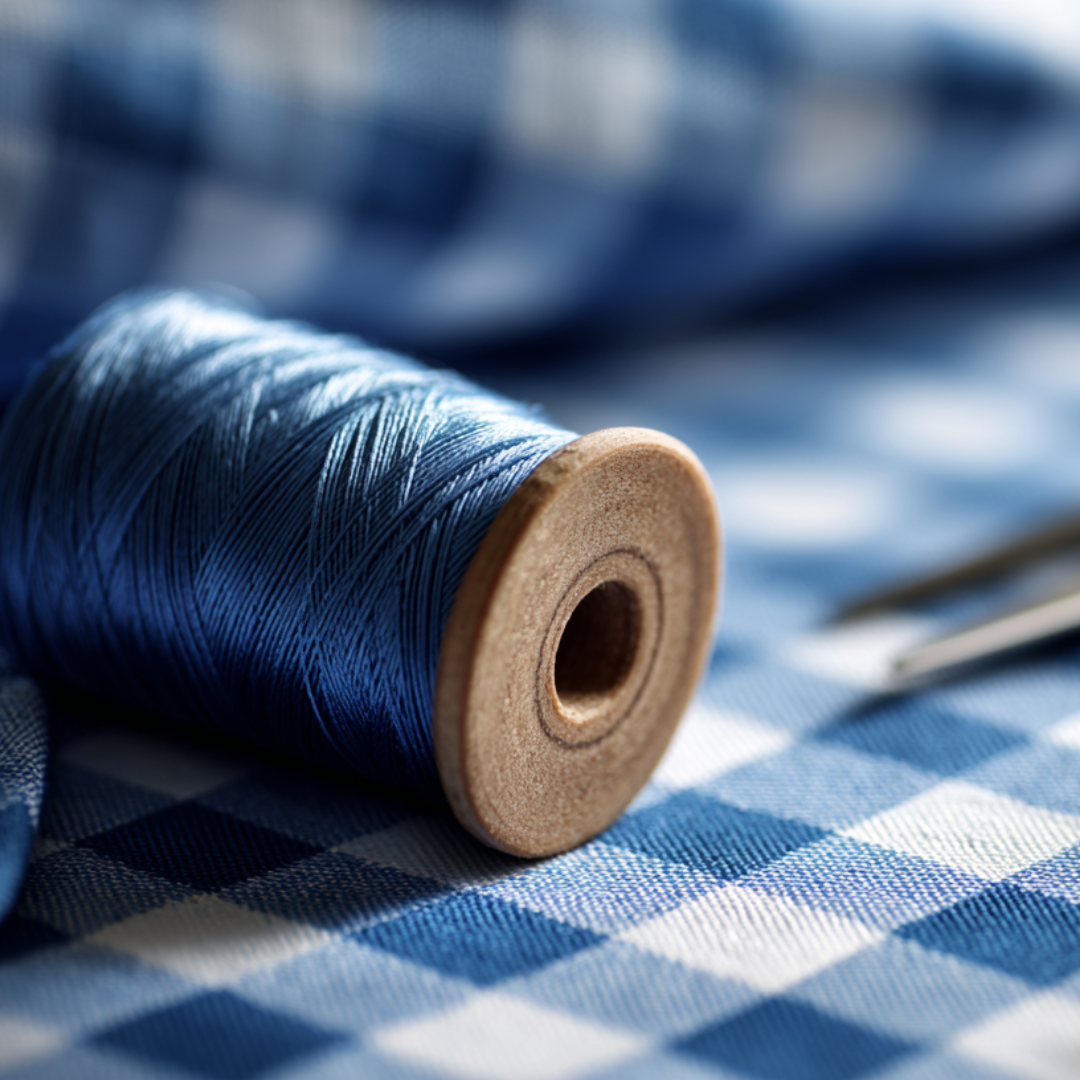 PINK 6,5 MM GINGHAM TERN – OEKO-TEX BOMULD, LET & ÅNDBAR