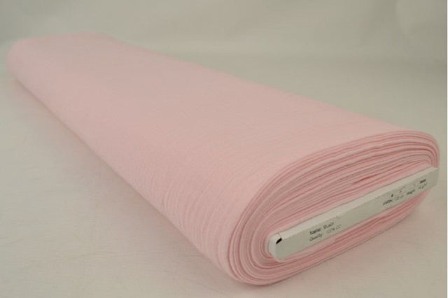 LYSERØD DOUBLE GAUZE MUSSELIN – BLØD & ÅNDBAR