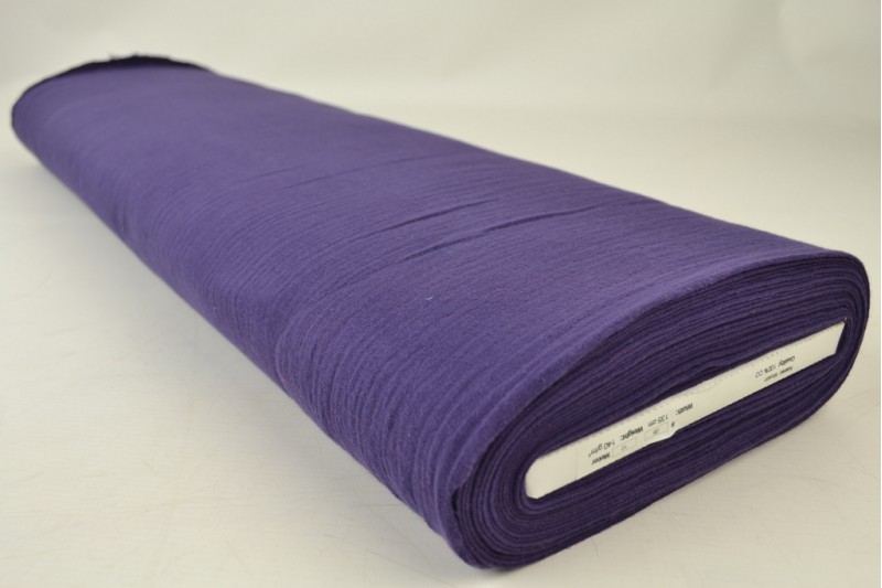 MØRKELILLA DOUBLE GAUZE MUSSELIN – BLØD & ÅNDBAR