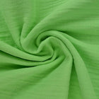 LIMEGRØN DOUBLE GAUZE MUSSELIN