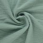 VINTAGE GRØN DOUBLE GAUZE MUSSELIN