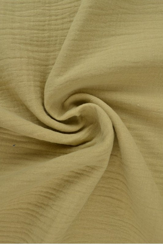 BEIGE DOUBLE GAUZE MUSSELIN – BLØD & ÅNDBAR