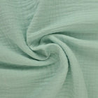 MINTGRØN DOUBLE GAUZE MUSSELIN