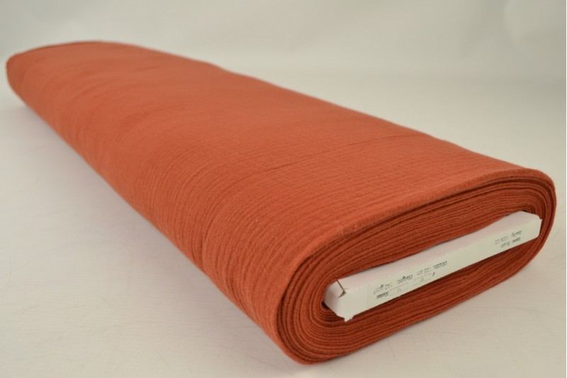 KOBBERFARVET DOUBLE GAUZE MUSSELIN – BLØD & ÅNDBAR