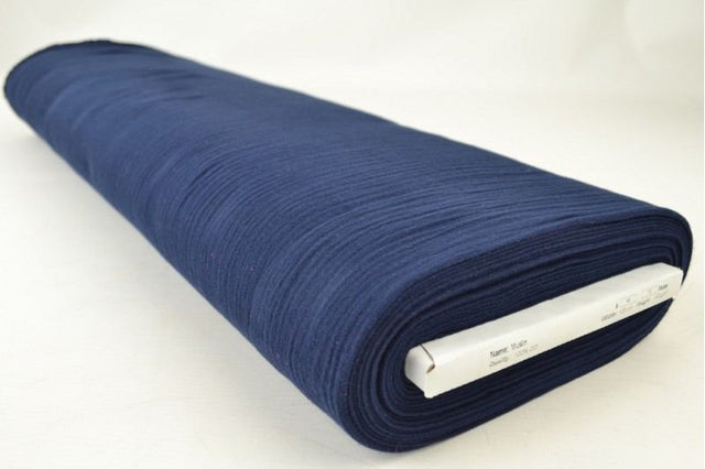 NAVY DOUBLE GAUZE MUSSELIN – BLØD & ÅNDBAR
