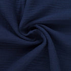 NAVY DOUBLE GAUZE MUSSELIN