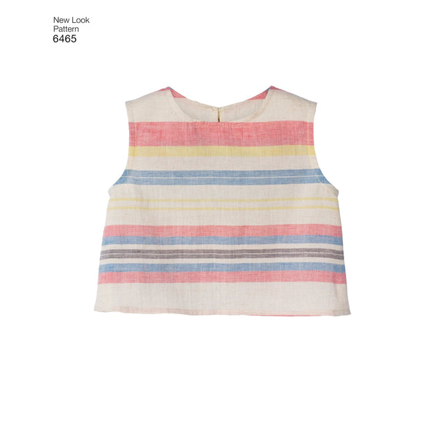 NEW LOOK SYMØNSTER TIL NEDERDEL, SHORTS OG TOP – STR. 3-8 ÅR
