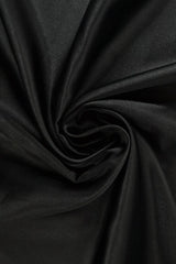 SORT SATIN STOF – LET & GLANSFULDT