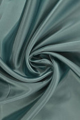 VINTAGE GRØN SATIN STOF – LET & GLANSFULDT
