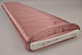 VINTAGE LYSERØD SATIN STOF – LET & GLANSFULDT